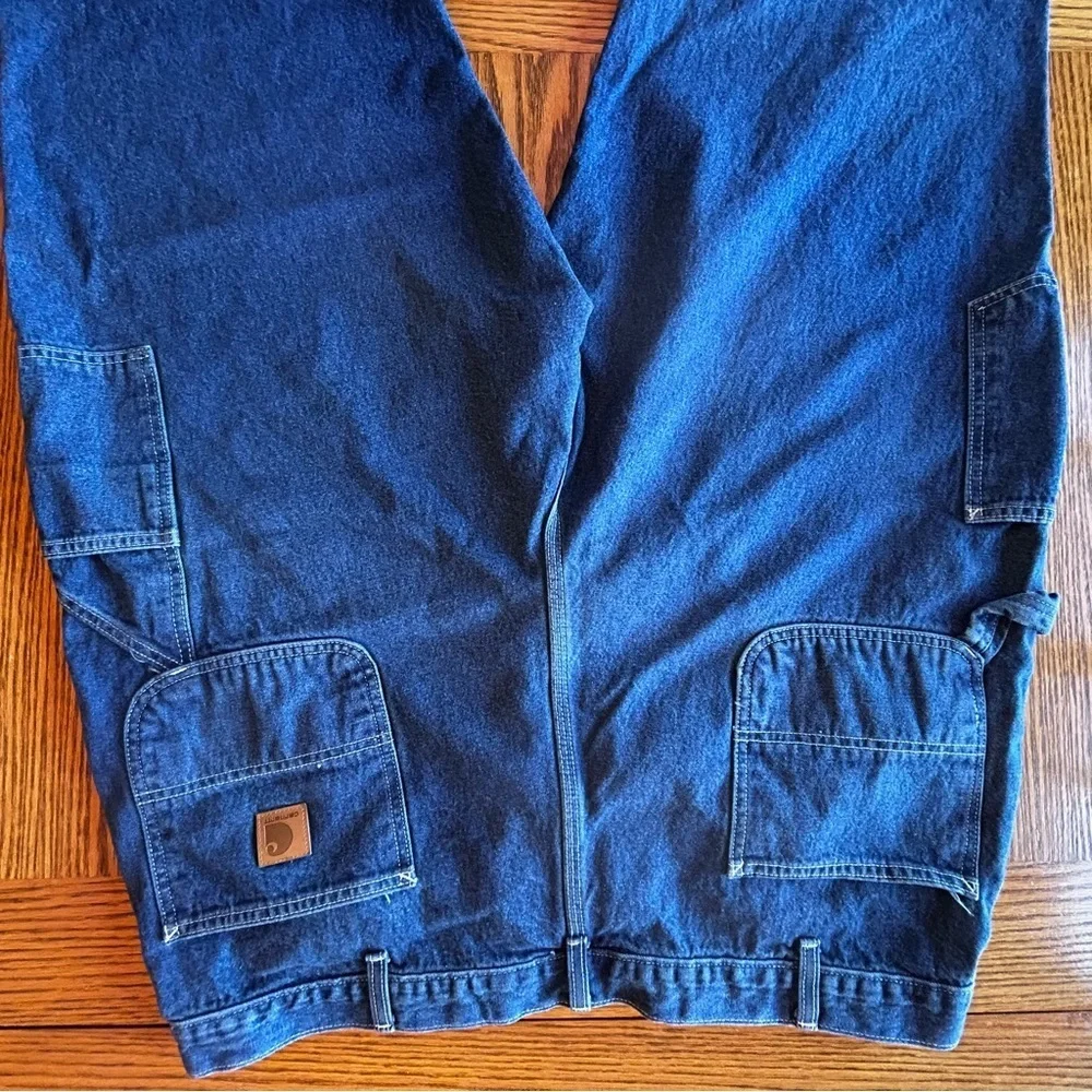 Carhartt Men's Loose Fit Denim Blue Jeans Size 44 X 30